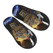 Wwe House Slippers For Women Men Indoor Outdoor-Cute Cotton Slippers Bedroom